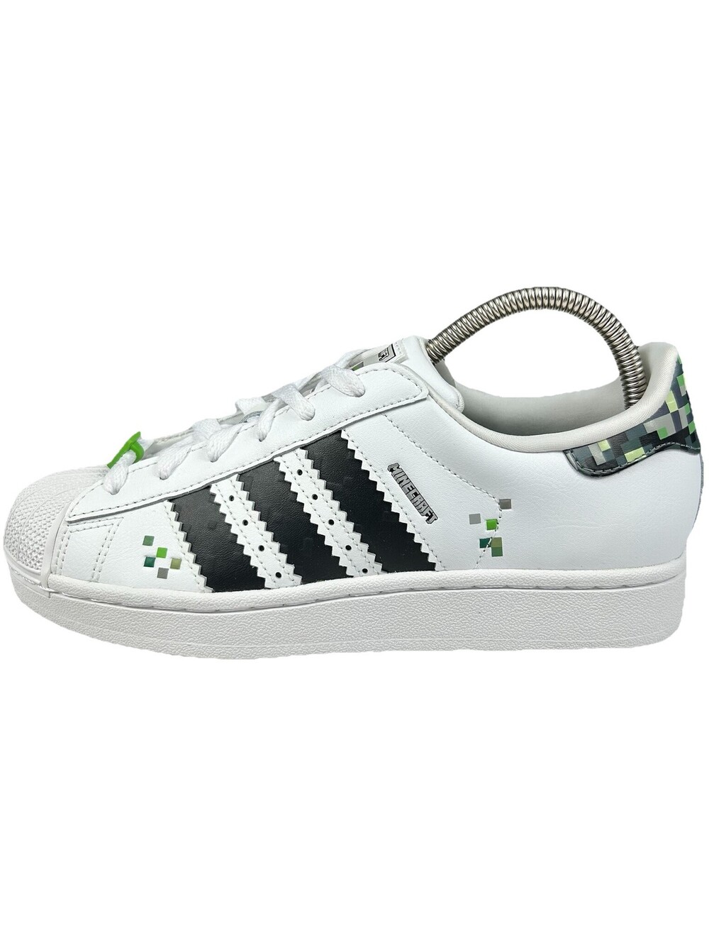 Adidas Superstar II x Minecraft Shoes Kids Size 4.5 Women’s Size 5.5 JQ8749 NEW